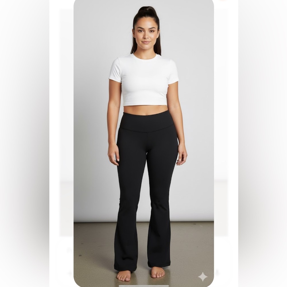 lululemon athletica Black High-Rise Flared Leggings